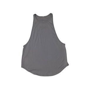 Lululemon Show Your Edge Muscle Tank Sz 4 Lilac Grey Flaw